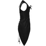 Gilet Asymétrique pour Hommes 'Vittamar' Noir et Rouge