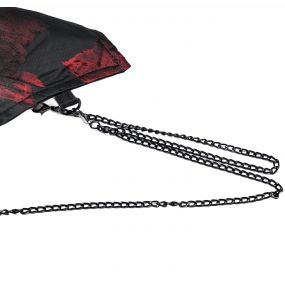 Gilet Asymétrique pour Hommes 'Vittamar' Noir et Rouge