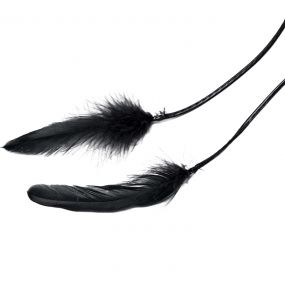 Black and Red 'Vittamar' Asymmetric Males Waistcoat