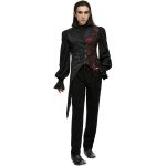 Gilet Asymétrique pour Hommes 'Vittamar' Noir et Rouge