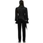 Gilet Asymétrique pour Hommes 'Vittamar' Noir et Rouge