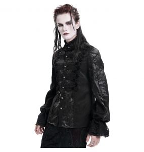 Black 'Dante' Victorian Shirt