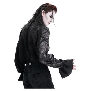 Chemise Victorienne 'Dante' Noire