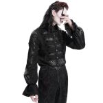 Black 'Dante' Victorian Shirt