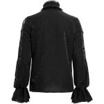 Chemise Victorienne 'Dante' Noire