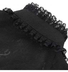 Black 'Dante' Victorian Shirt