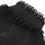 Chemise Victorienne 'Dante' Noire