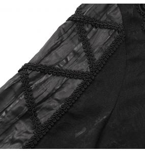 Black 'Dante' Victorian Shirt