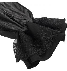Black 'Dante' Victorian Shirt