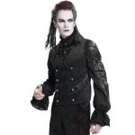 Black Velvet 'Dante' Victorian Gothic Waistcoat