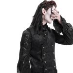 Black Velvet 'Dante' Victorian Gothic Waistcoat