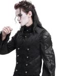 Black Velvet 'Dante' Victorian Gothic Waistcoat