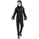 Black Velvet 'Dante' Victorian Gothic Waistcoat
