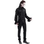 Black Velvet 'Dante' Victorian Gothic Waistcoat
