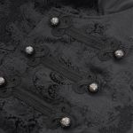 Black Velvet 'Dante' Victorian Gothic Waistcoat