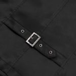 Black Velvet 'Dante' Victorian Gothic Waistcoat