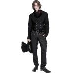 Black 'Mc Dermot' Victorian Tail Coat