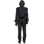 Pantalon Taille Haute 'Iancu' Noir avec Ceinture