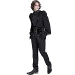 Black High Waist 'Iancu' Pants With Corset Belt