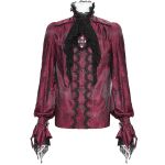 Chemise en Jacquard Cachemire 'Iancu' Rouge