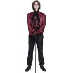 Chemise en Jacquard Cachemire 'Iancu' Rouge