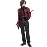 Chemise en Jacquard Cachemire 'Iancu' Rouge