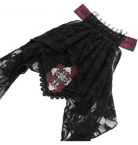 Chemise en Jacquard Cachemire 'Iancu' Rouge