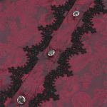 Chemise en Jacquard Cachemire 'Iancu' Rouge