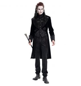 Black 'Dante' Victorian Shirt