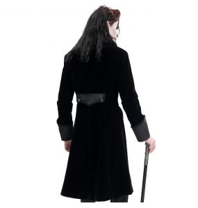 Veste Queue de Pie 'Dante' en Velours Noir