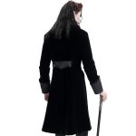 Veste Queue de Pie 'Dante' en Velours Noir