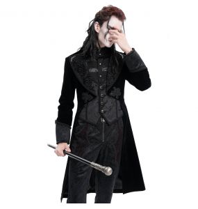 Black Velvet 'Dante' Tailcoat Jacket