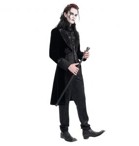 Black Velvet 'Dante' Tailcoat Jacket