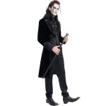 Veste Queue de Pie 'Dante' en Velours Noir