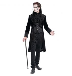 Black Velvet 'Dante' Tailcoat Jacket