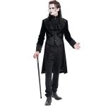 Veste Queue de Pie 'Dante' en Velours Noir