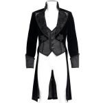 Black Velvet 'Dante' Tailcoat Jacket