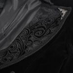 Veste Queue de Pie 'Dante' en Velours Noir