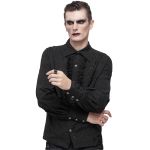 Black 'Desmond' Victorian Shirt