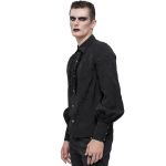 Black 'Desmond' Victorian Shirt
