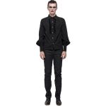 Chemise Victorienne 'Desmond' Noire
