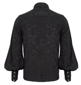 Chemise Victorienne 'Desmond' Noire
