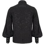 Black 'Desmond' Victorian Shirt