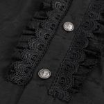 Chemise Victorienne 'Desmond' Noire