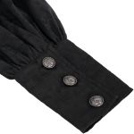 Black 'Desmond' Victorian Shirt