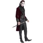 Veste Queue de Pie 'Dante' en Velours Bordeaux