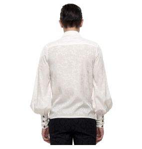 Chemise Victorienne 'Desmond' Banche