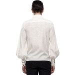 Chemise Victorienne 'Desmond' Banche