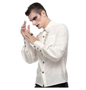 White 'Desmond' Victorian Shirt