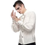 Chemise Victorienne 'Desmond' Banche